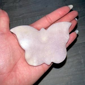 Pink Amethyst Butterfly Crystal